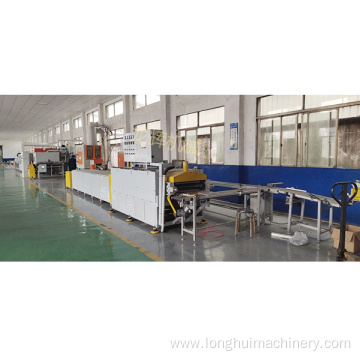 Electrostatic coating line for buses